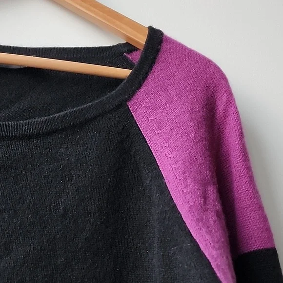 Max & Co Striped 100% Cashmere Cropped Fully Fashioned Sweater - Picture 4 of 9